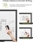 Magnetic Dry Erase Whiteboard, 36” × 24”, Includes Eraser, 2 Markers & 4 Magnets, Wall Mounted Aluminum Frame Board for Home, Office & Classroom